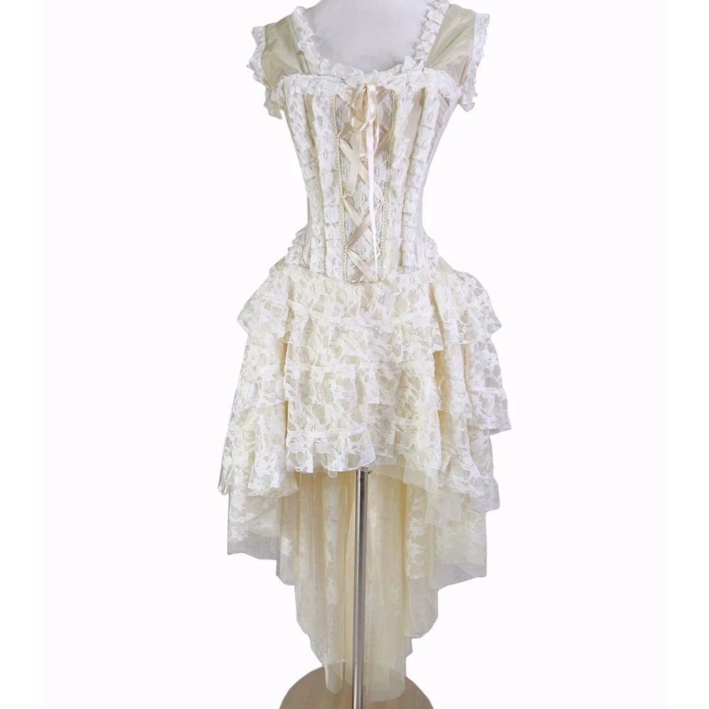 Elegant Lace Corset Dress